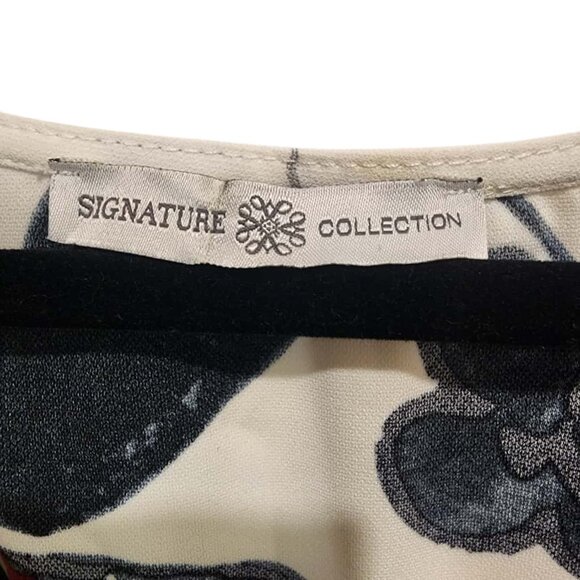 Signature Collection Dress Women Size 2X Multicolor Floral Sleeveless Scoop Neck - Picture 6 of 11